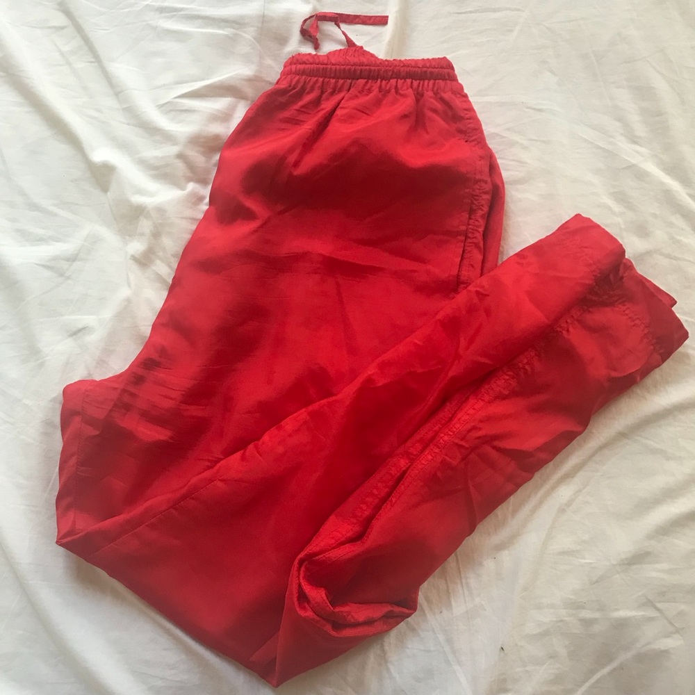 Vintage Silk Track Pants